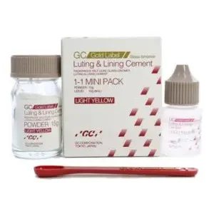 GC Gold Label 1 Luting & Lining Cement 1-1 Mini Pack